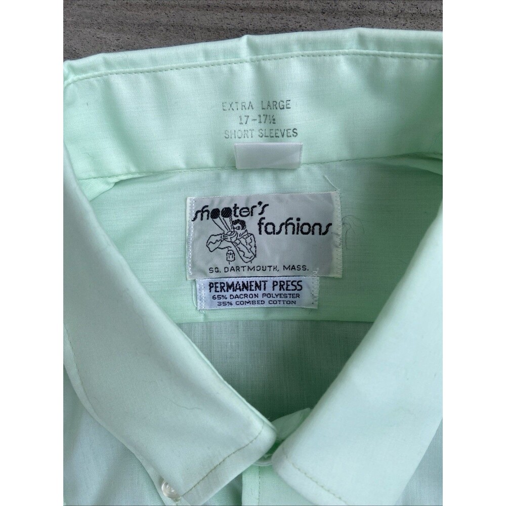 Vintage Shooter’s Fashions by Delton Men’s Dress Shirts XL 17-17.5 (Lot of 2) - Picture 11 of 13